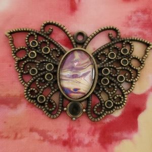 Handmade Butterfly Pendant Necklace